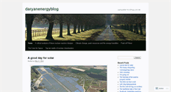 Desktop Screenshot of daryanenergyblog.wordpress.com