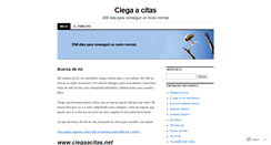 Desktop Screenshot of ciegaacitas.wordpress.com