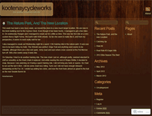 Tablet Screenshot of kootenaycycleworks.wordpress.com