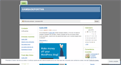 Desktop Screenshot of gambadeportiva.wordpress.com