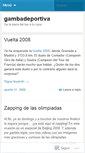 Mobile Screenshot of gambadeportiva.wordpress.com