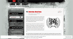 Desktop Screenshot of laranotcroft.wordpress.com