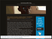 Tablet Screenshot of entertainmentlib.wordpress.com