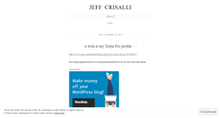 Desktop Screenshot of jcrisalli.wordpress.com