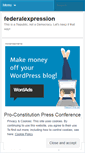 Mobile Screenshot of federalexpression.wordpress.com