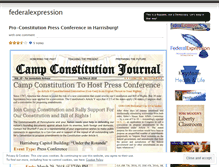 Tablet Screenshot of federalexpression.wordpress.com