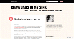Desktop Screenshot of crawdadsinmysink.wordpress.com