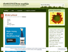 Tablet Screenshot of igenles.wordpress.com