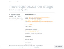 Tablet Screenshot of moviequips2.wordpress.com