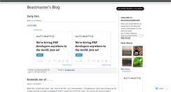 Desktop Screenshot of beastmasterbl8ordie.wordpress.com