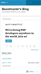 Mobile Screenshot of beastmasterbl8ordie.wordpress.com