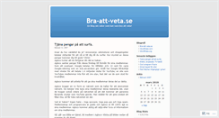 Desktop Screenshot of braattveta.wordpress.com