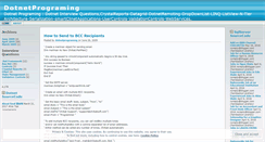 Desktop Screenshot of dotnetprograming.wordpress.com