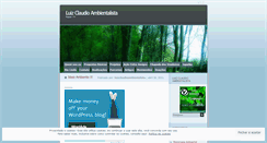 Desktop Screenshot of luizclaudioambientalista.wordpress.com