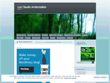 Tablet Screenshot of luizclaudioambientalista.wordpress.com