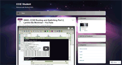Desktop Screenshot of cciestudent.wordpress.com