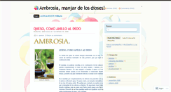 Desktop Screenshot of ambrosiacc.wordpress.com