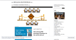 Desktop Screenshot of bolasbandeiras.wordpress.com