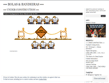 Tablet Screenshot of bolasbandeiras.wordpress.com