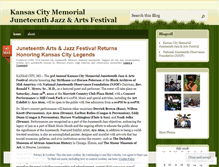 Tablet Screenshot of kcjuneteenth.wordpress.com