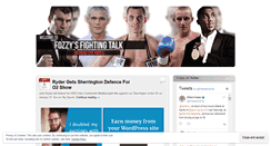 Desktop Screenshot of fozzysfightingtalk.wordpress.com