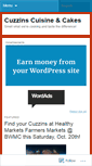 Mobile Screenshot of cuzzinscuisine.wordpress.com