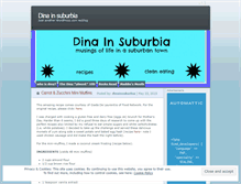 Tablet Screenshot of dinainsuburbia.wordpress.com