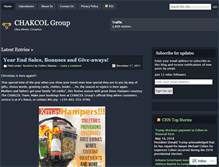 Tablet Screenshot of chakcolgroup.wordpress.com