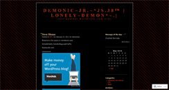 Desktop Screenshot of demonicjr.wordpress.com