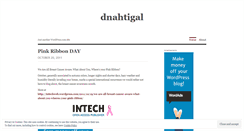 Desktop Screenshot of dnahtigal.wordpress.com