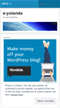 Mobile Screenshot of eyolanda.wordpress.com