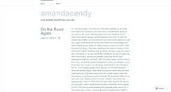 Desktop Screenshot of amandacandy.wordpress.com