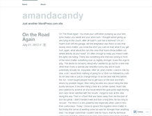 Tablet Screenshot of amandacandy.wordpress.com