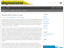 Tablet Screenshot of depixelator.wordpress.com