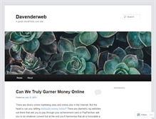 Tablet Screenshot of davenderweb.wordpress.com