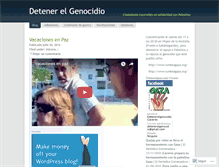 Tablet Screenshot of detenerelgenocidio.wordpress.com