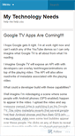 Mobile Screenshot of mytechneeds.wordpress.com