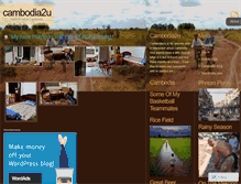 Tablet Screenshot of cambodia2u.wordpress.com