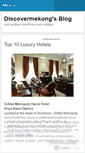 Mobile Screenshot of discovermekong.wordpress.com