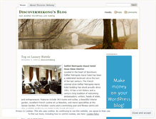 Tablet Screenshot of discovermekong.wordpress.com