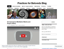 Tablet Screenshot of practicesforbeloveds.wordpress.com