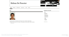 Desktop Screenshot of helenadepreester.wordpress.com