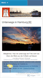 Mobile Screenshot of hamburgergeschichten.wordpress.com