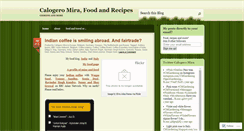 Desktop Screenshot of calogeromirafoodand.wordpress.com