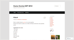 Desktop Screenshot of cursococinacdt2012.wordpress.com