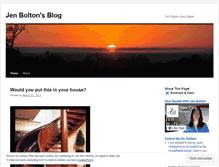 Tablet Screenshot of jenbolton.wordpress.com
