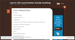 Desktop Screenshot of lostinlifeloveanything.wordpress.com