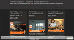 Desktop Screenshot of homesinsingapore.wordpress.com