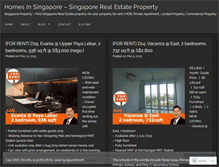 Tablet Screenshot of homesinsingapore.wordpress.com