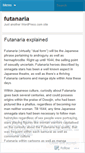 Mobile Screenshot of futanaria.wordpress.com